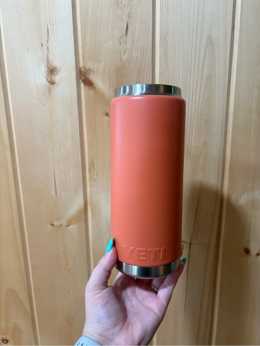 Yeti Orange Rambler 26oz Water Bottle